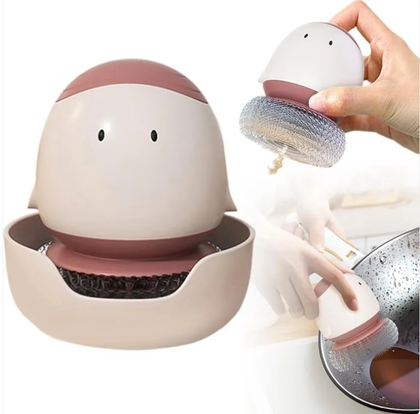 Thumbnail: Le Petit Poussin – Automatic Liquid-Dispensing Artisan Cleaning Brush