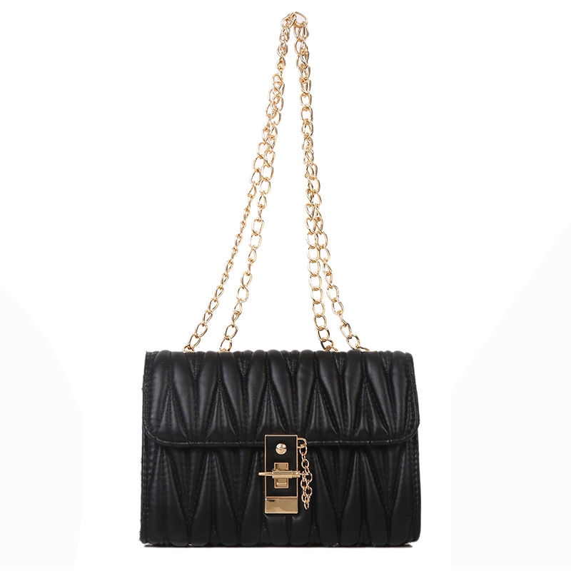 Thumbnail: Urban Sovereign – ChicPleat Square Chain Shoulder Bag