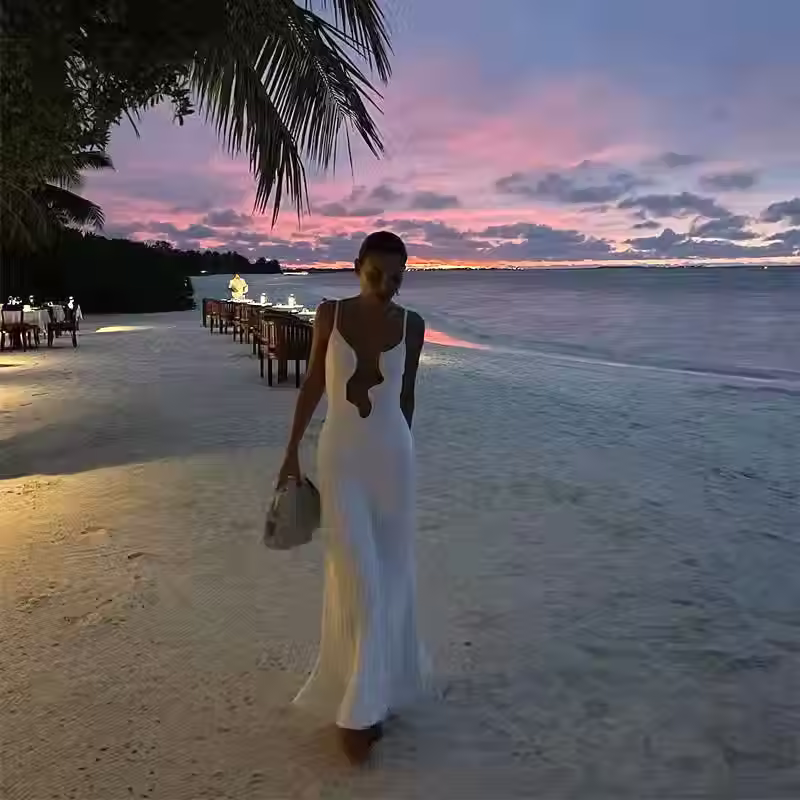 Thumbnail: Glimmering Sands Spliced Maxi