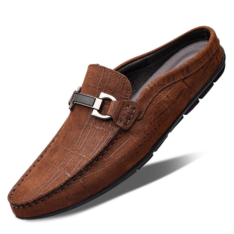 Thumbnail: Heritage Nomad – Handcrafted Artisan Bovine Home Loafers