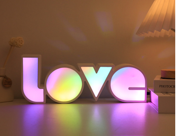 Thumbnail: LED LOVE Rainbow Lamp