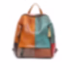 VoyageElite – Patchwork Cow Leather Performance Backpack