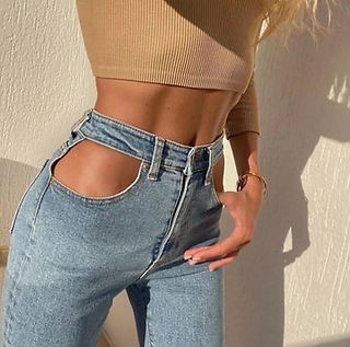 Effortless sophistication with BC Style & Crafts Urban Ease High Waist Denim Trousers. Elevate your casual chic game with ease