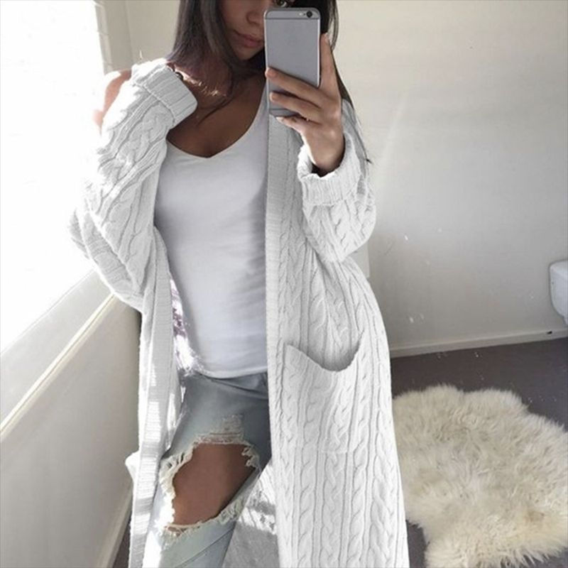 Thumbnail: Double Pocket Full Body Twist Sweater