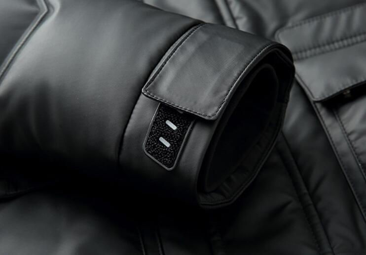 Thumbnail: The Urban Sovereign – Urban Elegance Hooded Down Jacket