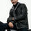 Thumbnail: Classic Men’s Plush-Lined PU Leather Jacket