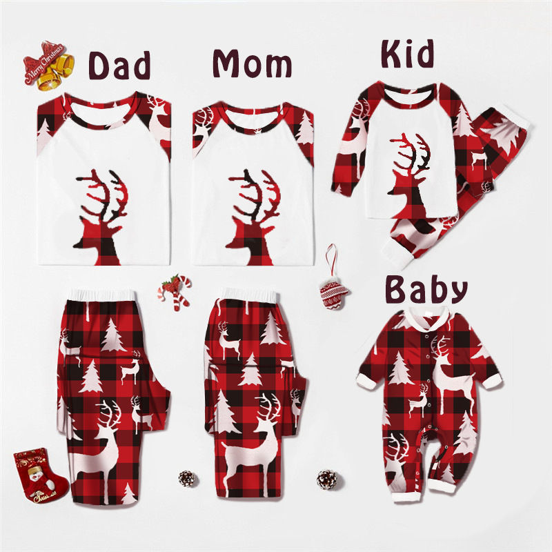 Thumbnail: Christmas Deer Family Pajamas