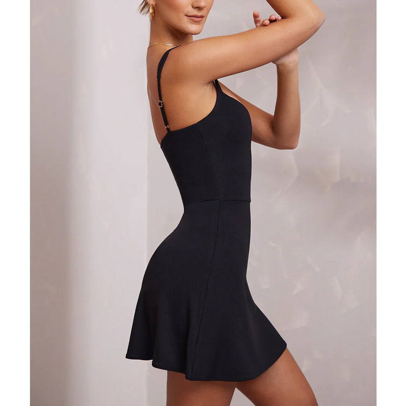 Thumbnail: Backless Spaghetti Strap Mini Dress