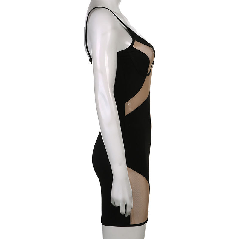 Thumbnail: One Shoulder Suspender Dress