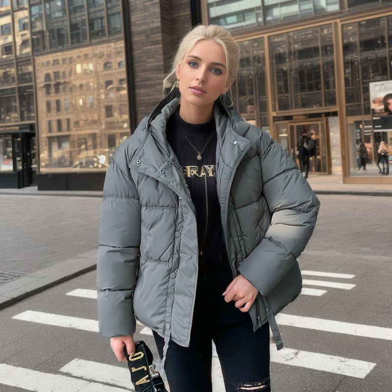 Thumbnail: Hooded Cotton Jacket