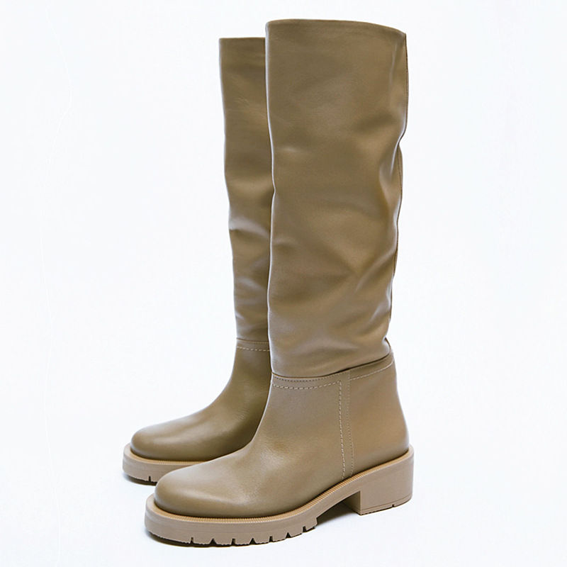 Thumbnail: Provence Urban Trek – High-Cylinder Leather Stride Boots
