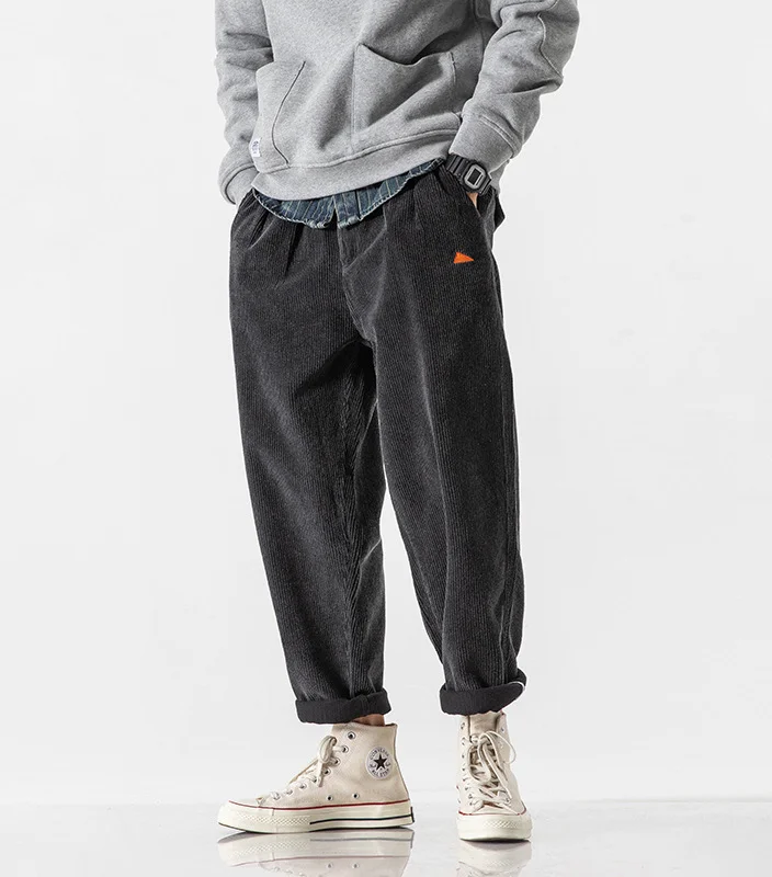 Italian Retro Corduroy Casual Pants - Elevate your casual style with these vintage-inspired corduroy pants from Italy