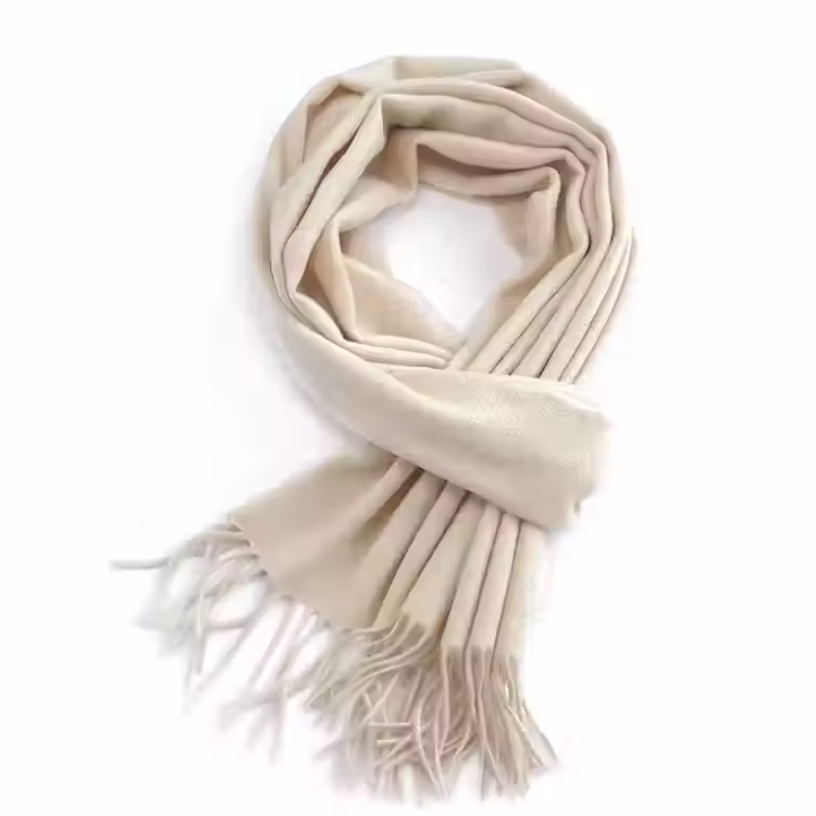Thumbnail: Water-Ripple Pure Cashmere Scarf