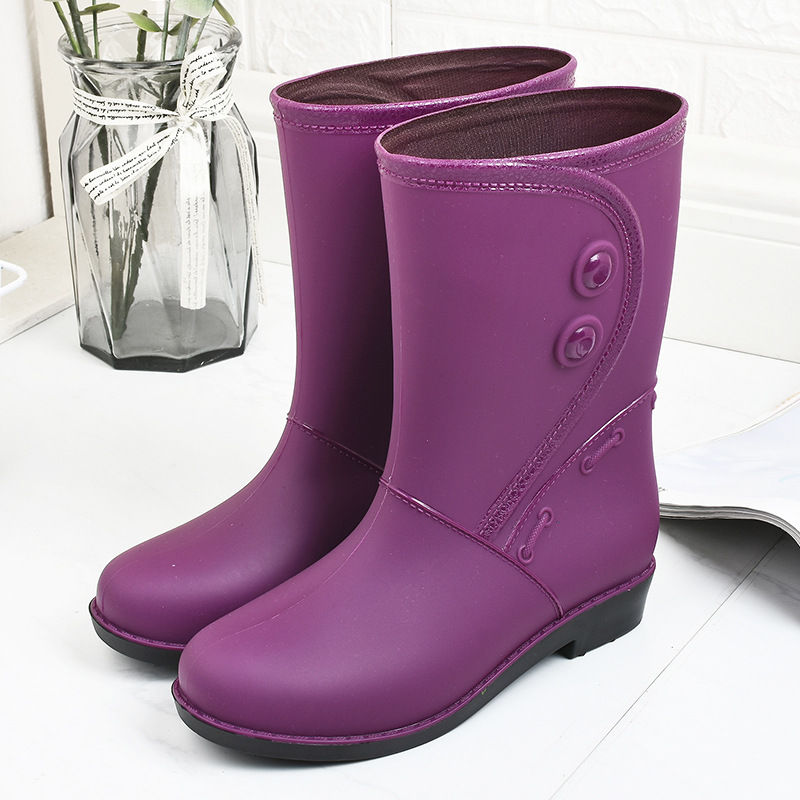 Thumbnail: The Aqua-Comfort – Velvet Padded Rain Boots