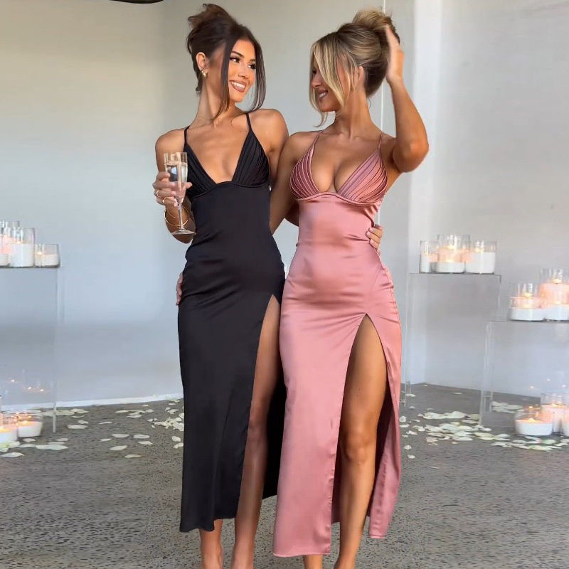Thumbnail: Midnight Allure Pleated Maxi