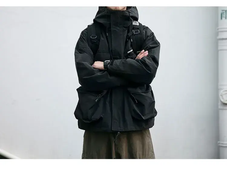 Thumbnail: The Metropolitan Sovereign – Hooded Men’s Windproof Casual Winter Jacket