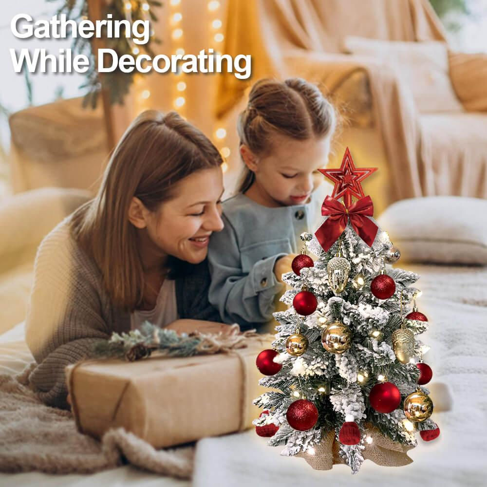 2ft Flocked Snow Mini Christmas Tree