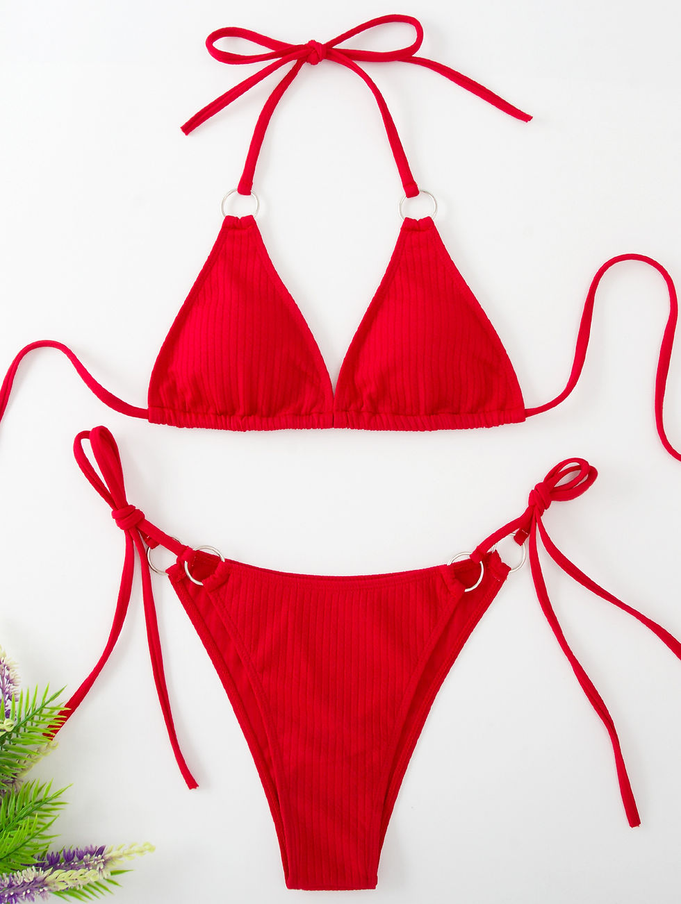 Thumbnail: The Auric Orb: O Ring Brazilian Artisan Bikini Set