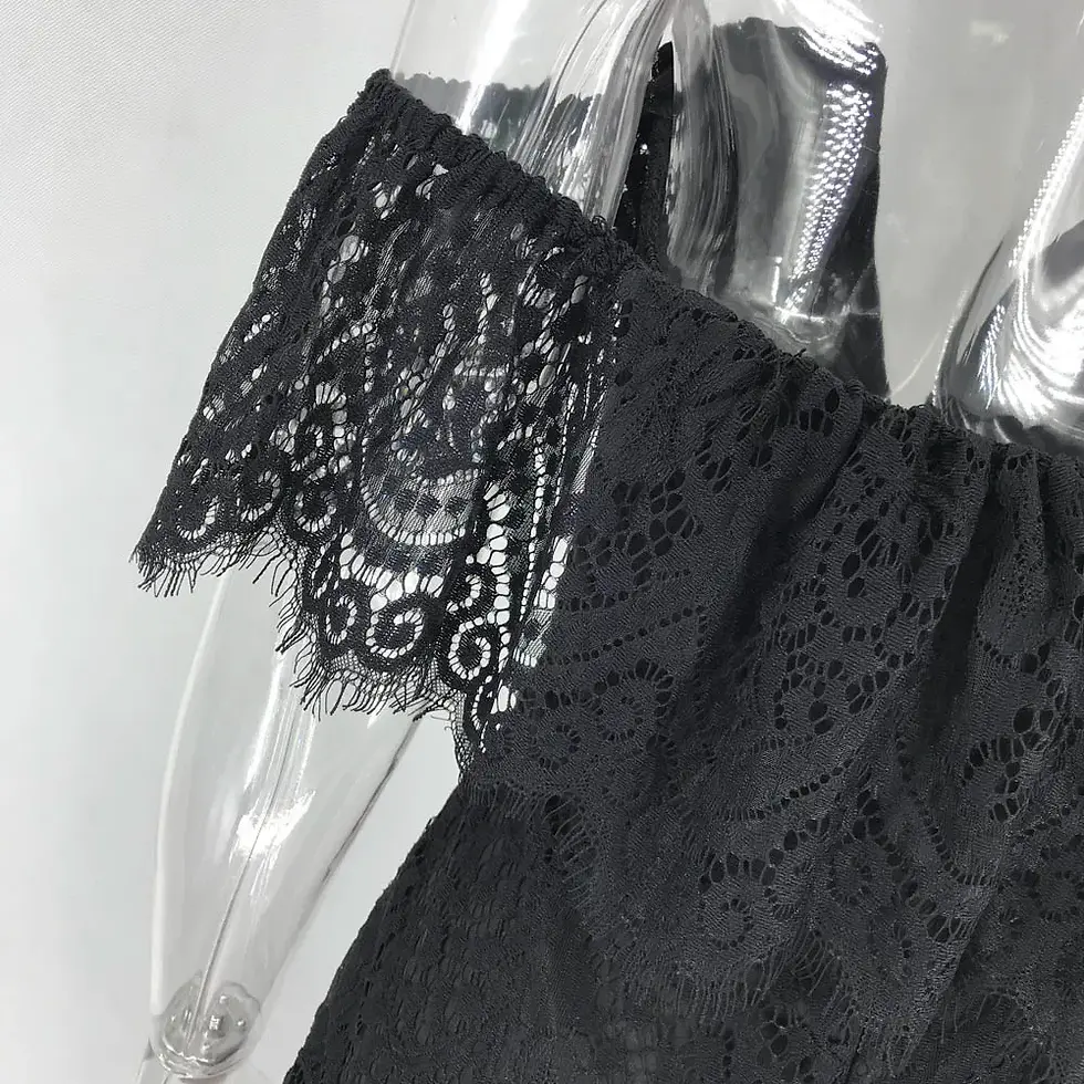 Thumbnail: Lace Sheath V-Neck Prom Dress