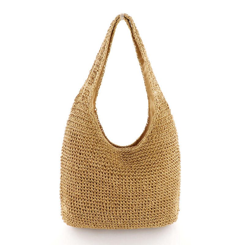 Thumbnail: WovenMatrix – Geometric Hand-Spun Knit Tote