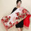 Thumbnail: Botanical Elegance Silk Shawl Scarf