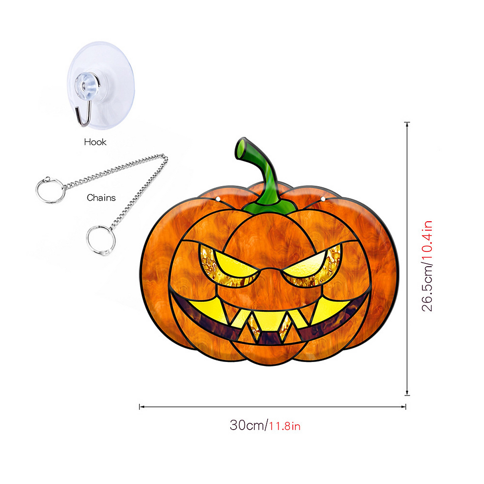 Thumbnail: Halloween Acrylic Hanging Decorations Set