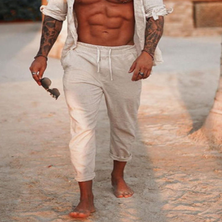 Thumbnail: Breathable Linen Trousers