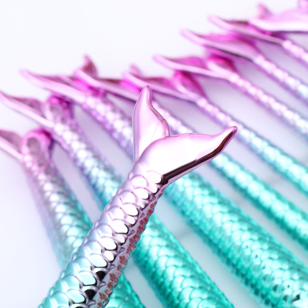 Thumbnail: Mermaid Shaped Makeup Brush Set