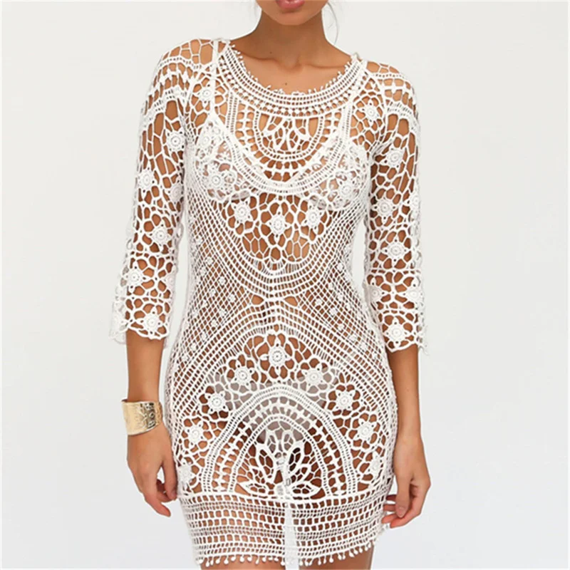 Embrace beachside charm with our Boho Lace Beachwear. A perfect fusion of bohemian aesthetics and luxury, ensuring you shine with an effortlessly expensive allure