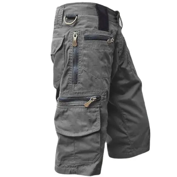 Thumbnail: Cotton Military Cargo Shorts