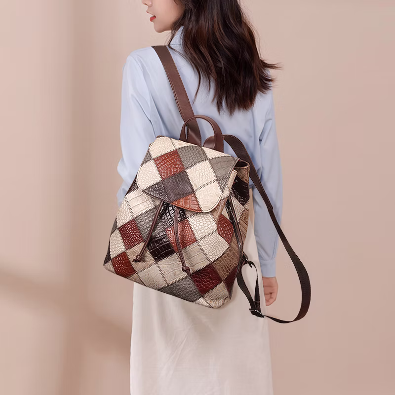 Heritage Meridian – Chic Checkered Cowhide Matrix