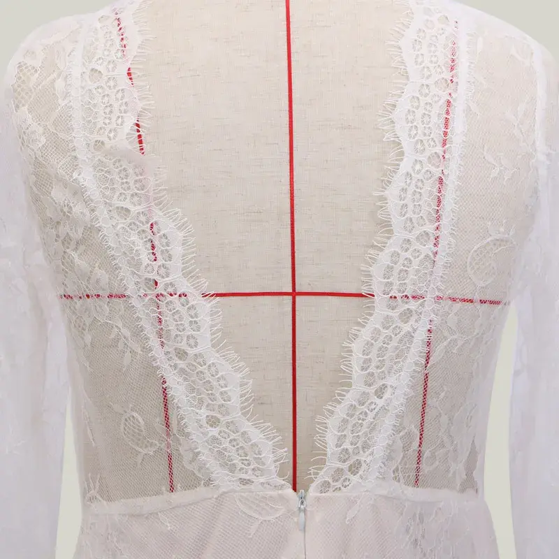 Thumbnail: Lace Wedding Evening Dress