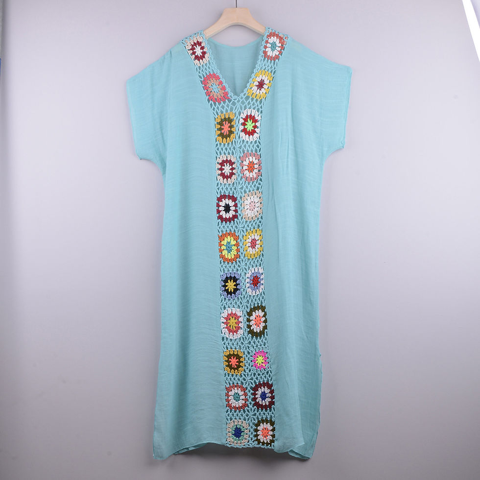Thumbnail: Flower Stitch Knit Dress