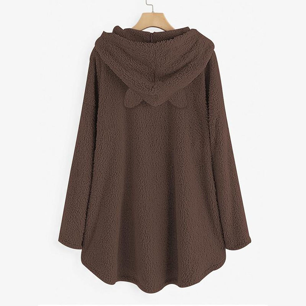 Thumbnail: Cat Print Hooded Pullover