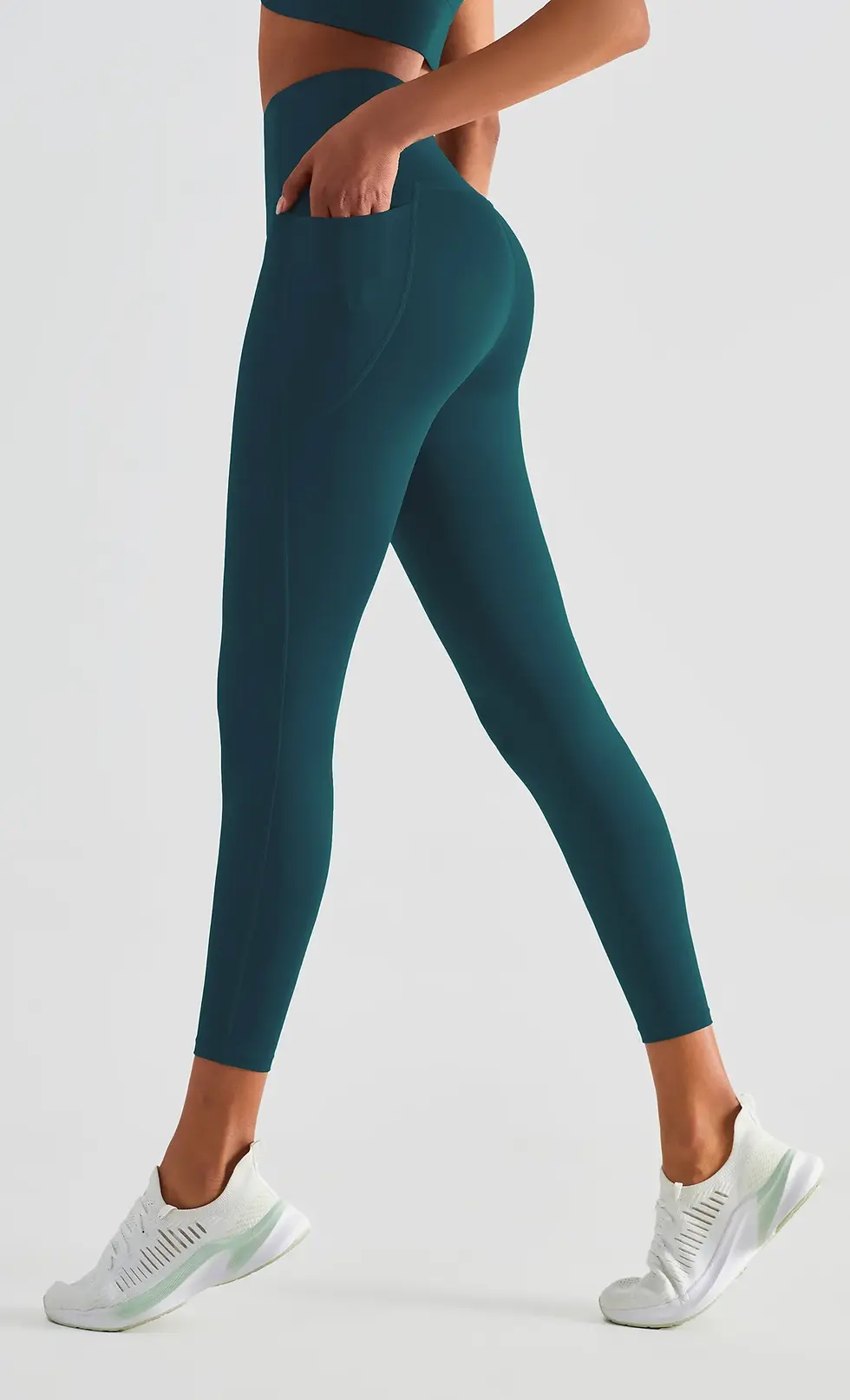 Thumbnail: Aura Sculpt – Artisan High-Waist Flannel Fitness Leggings