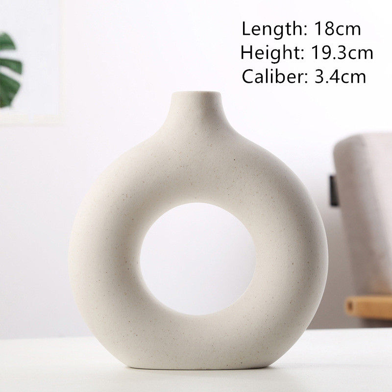 Thumbnail: Frosted Porcelain Hanging Vase