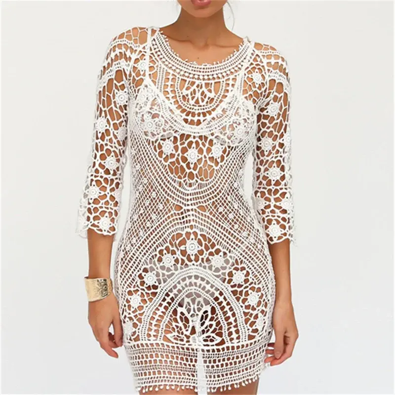 Thumbnail: Lace Beachwear Pareo