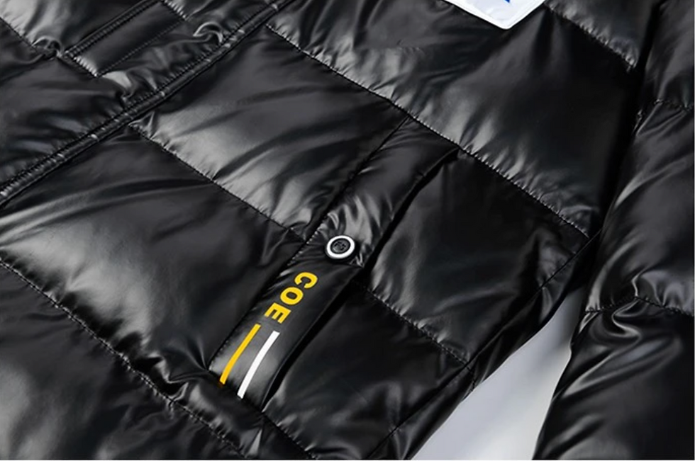 Thumbnail: Aura Velocity – Hooded Duck Puffer Jacket