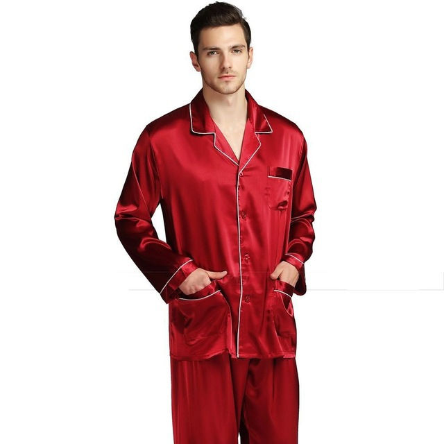 Thumbnail: HeritageSilk – High-Performance Satin Sleepwear Ensemble