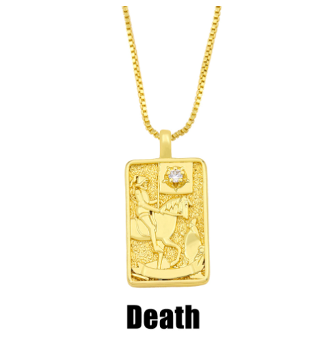 Thumbnail: Zodiac Tarot Pendant Necklace