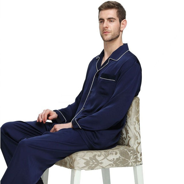 Thumbnail: HeritageSilk – High-Performance Satin Sleepwear Ensemble