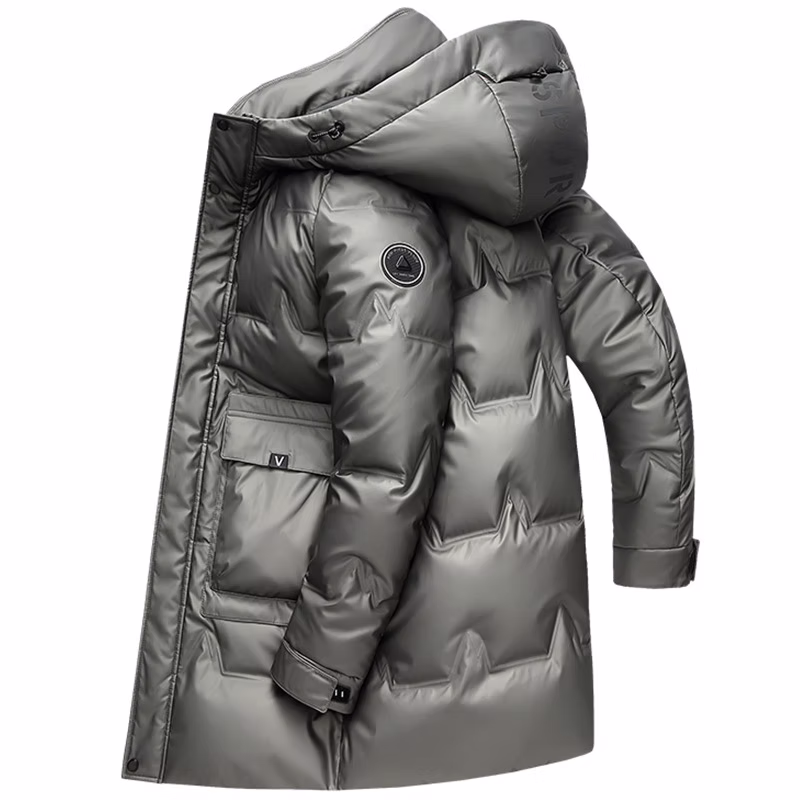 The Urban Sovereign – Urban Elegance Hooded Down Jacket