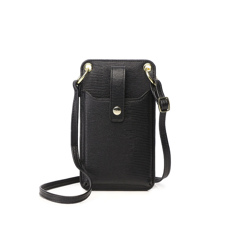 VertiCore – Crocodile-Texture Performance Crossbody Bag