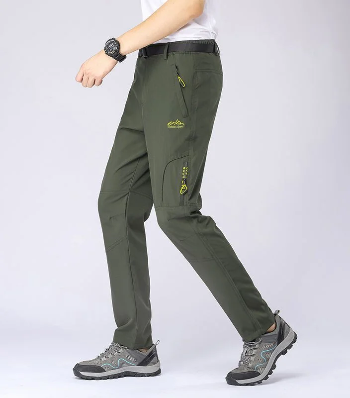 Outdoor Tactical Quick-dry Thin Breathable Loose Elastic Pants - Stay comfortable and stylish on your outdoor adventures with these quick-dry and breathable pants.