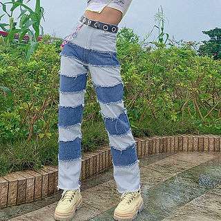 Timeless style meets modern flair with BC Style & Crafts Vintage Italian Contrast High-Rise Denim Pants. Elevate your denim collection