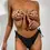 Thumbnail: Strapless Leopard Push Up Ruffled Bow Thong Set