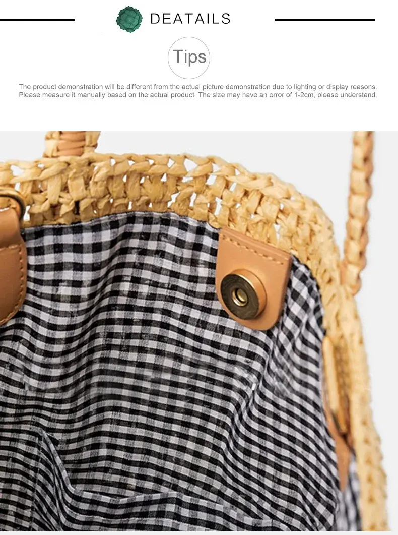 Thumbnail: Summer-Chic Double-Strap Straw Tote
