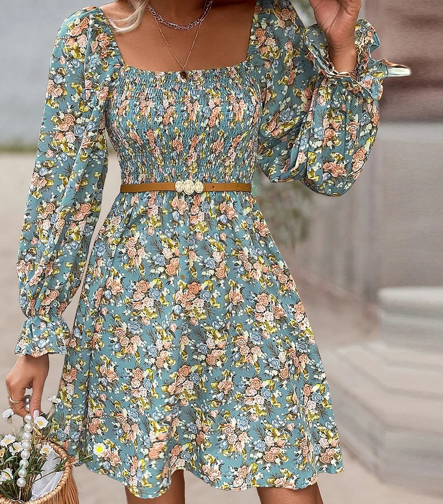 Coastal Elegance A-Line Dress - Effortless Style for Any Beach Adventure