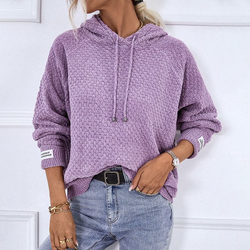 Thumbnail: Hooded Drawstring Sweater