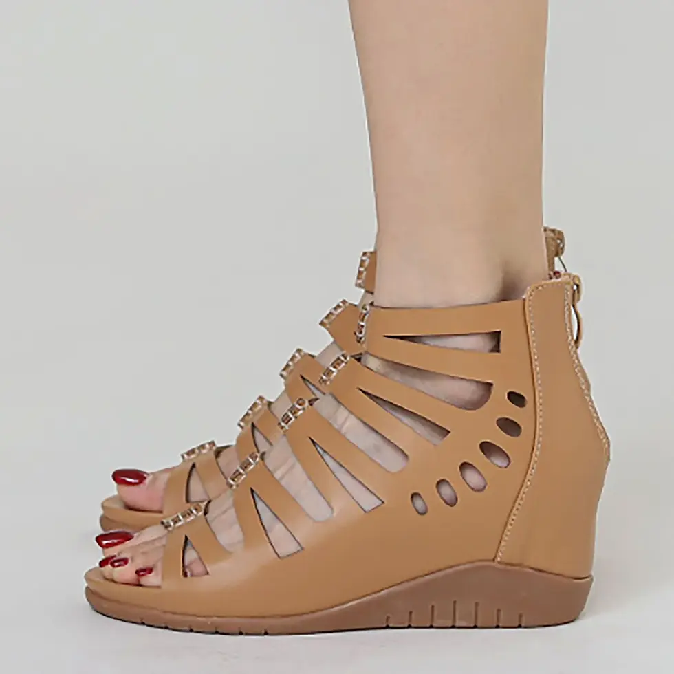 Thumbnail: The Elemental Elevation – Simple Wedge Platform Sandals
